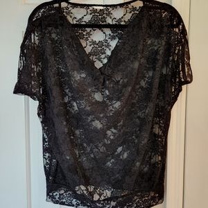 Express Sheer Lace Top